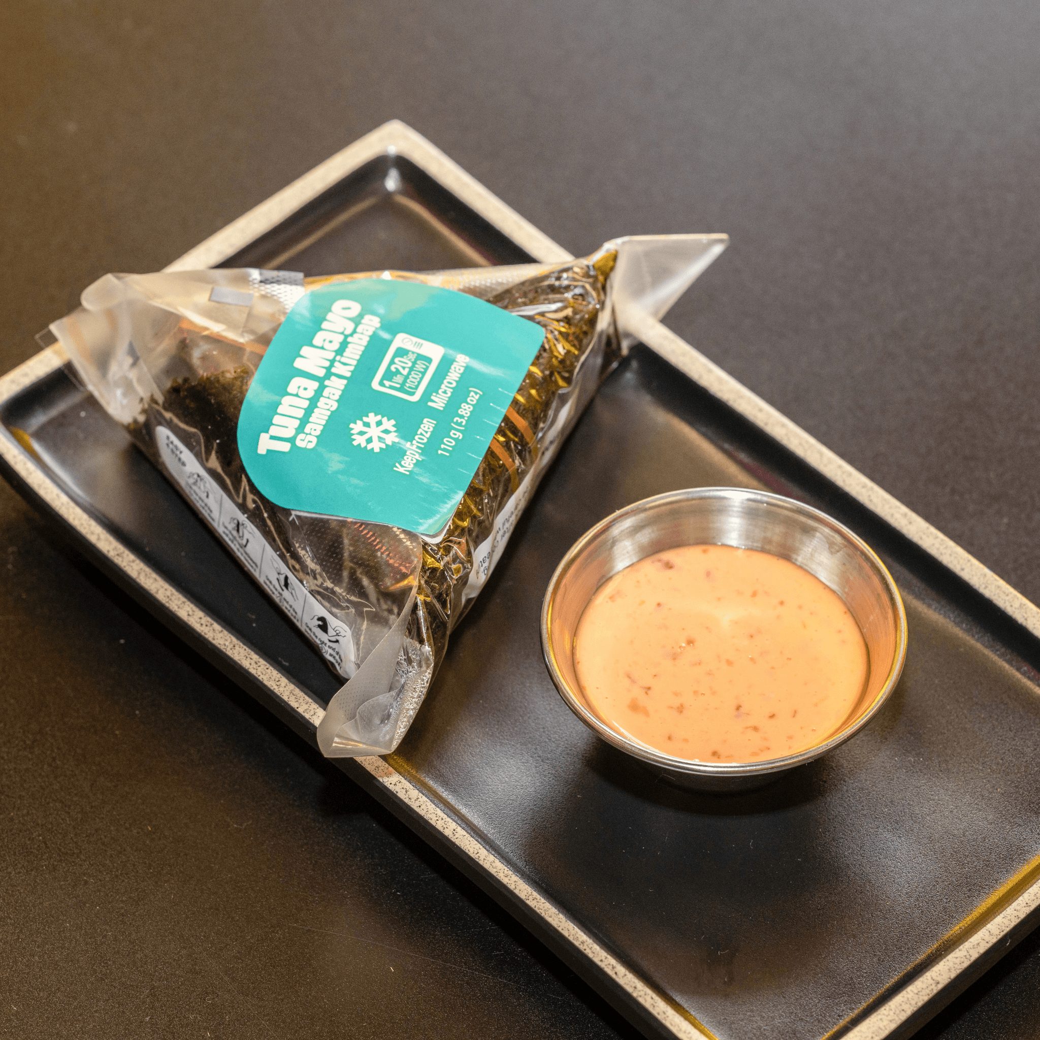 Tuna Mayo Triangle Gimbap.