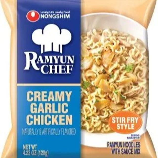 Nongshim Creamy Garlic Chicken.