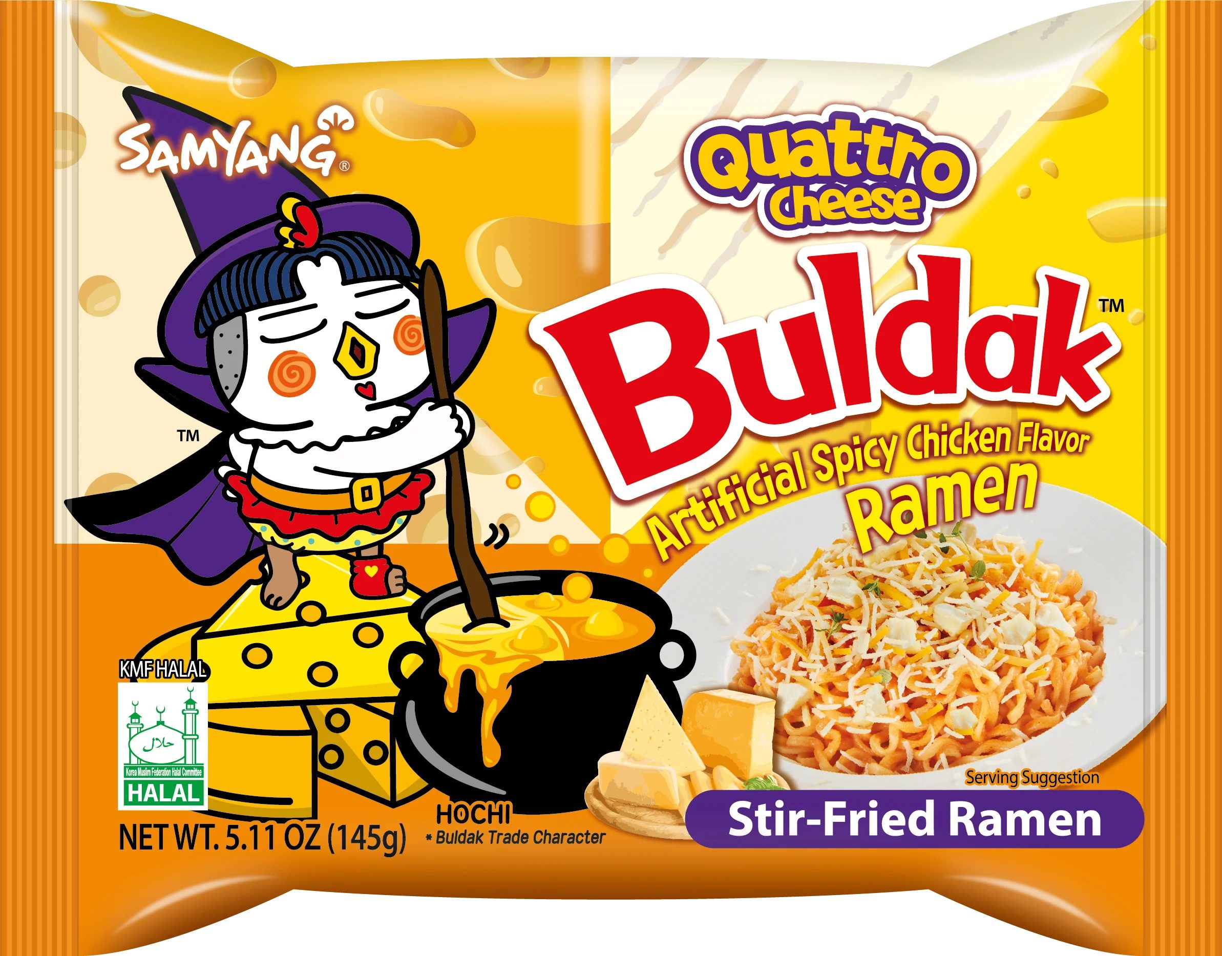 Buldak Quattro Cheese Ramen.