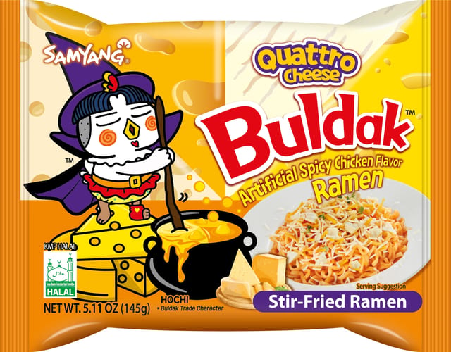 Buldak Quattro Cheese Ramen.