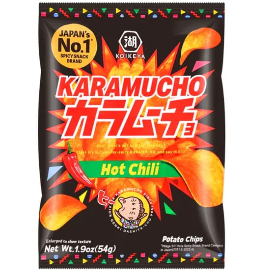 Karamucho Hot Chili Chips.