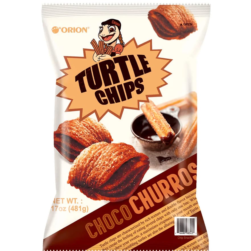 Churroz Turtle Chips.