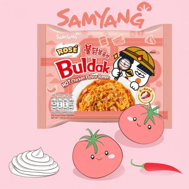 Buldak Rose Ramen.