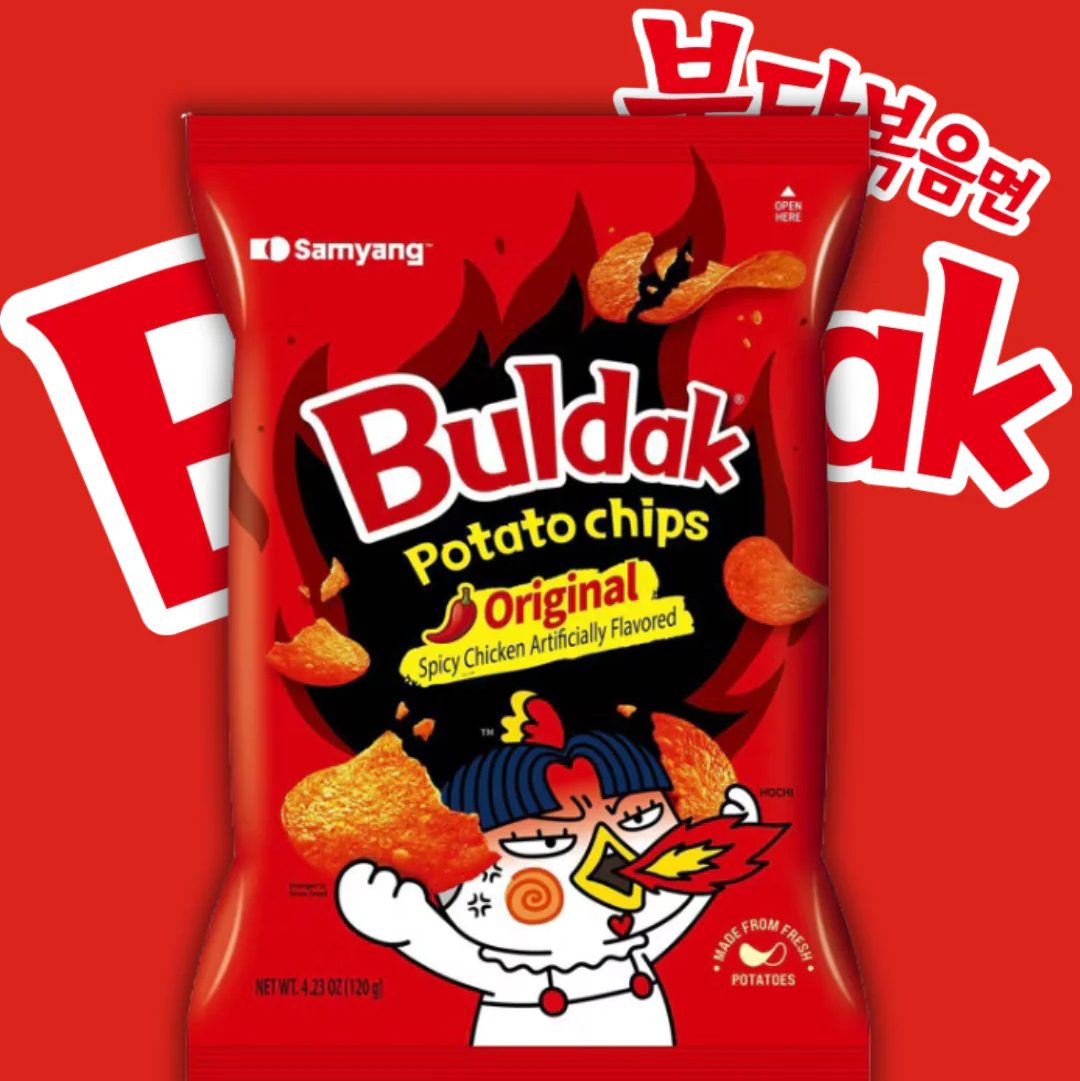 Buldak Original Chips.