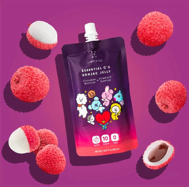 Lychee Konjac Jelly Pouch.