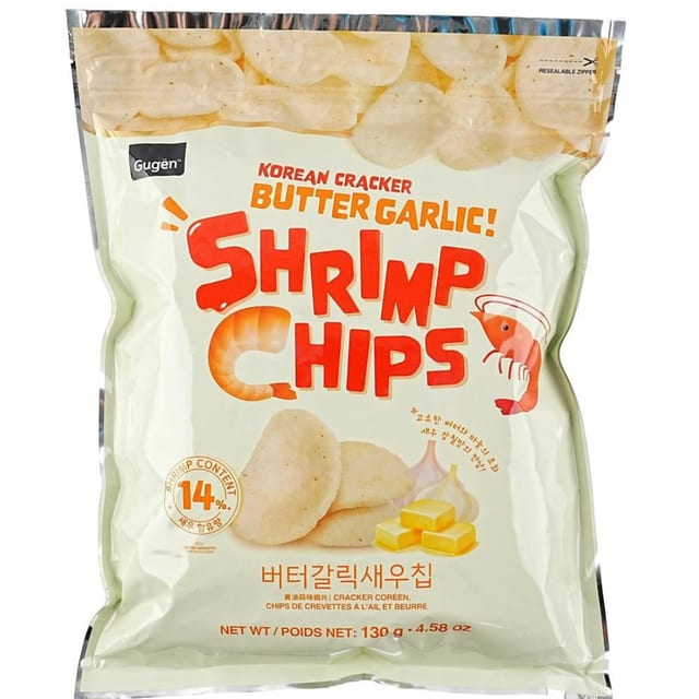 Gugen Butter Garlic Shrimp Chips.