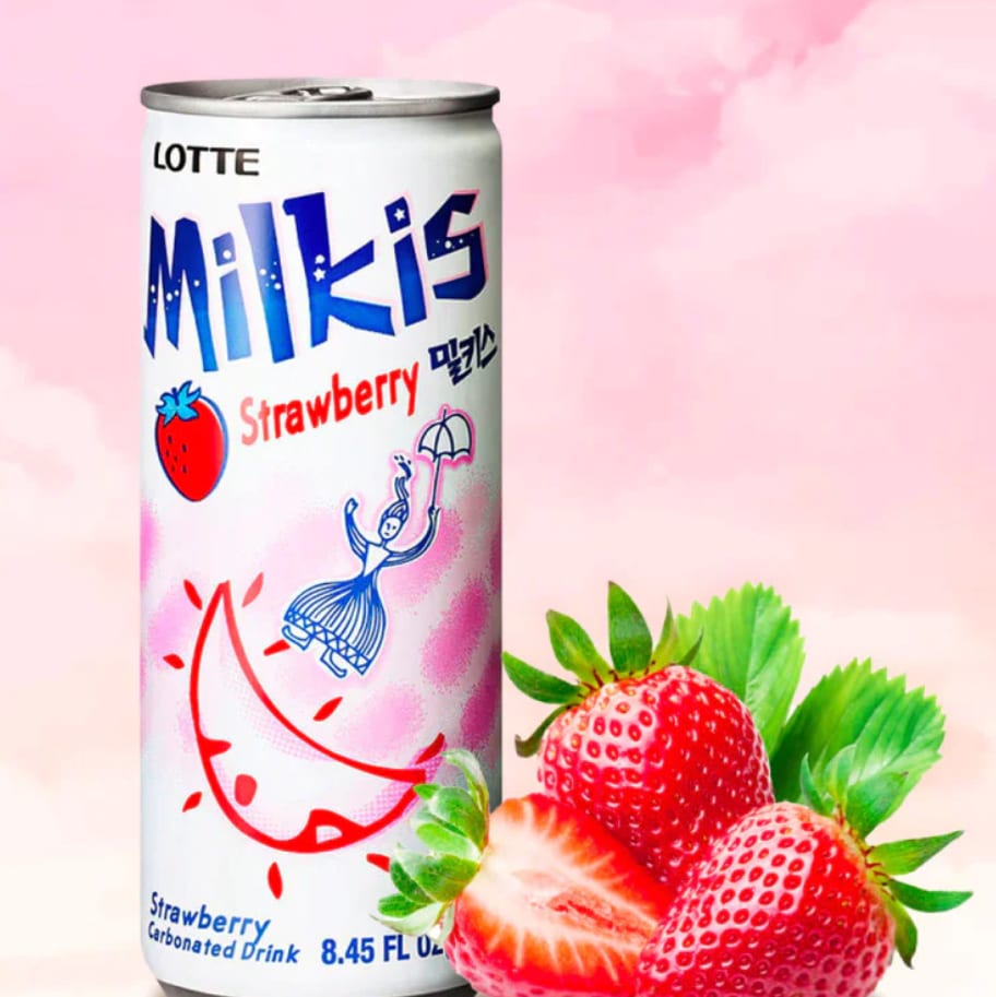 Milkis Strawberry.