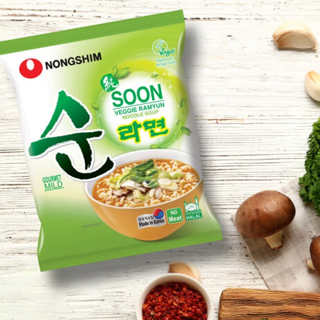 Soon Veggie Mild Ramen.