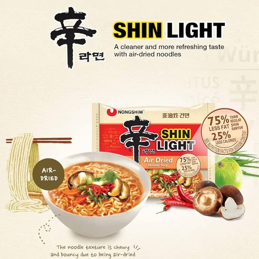 Shin “Light” Air Dried Ramen.