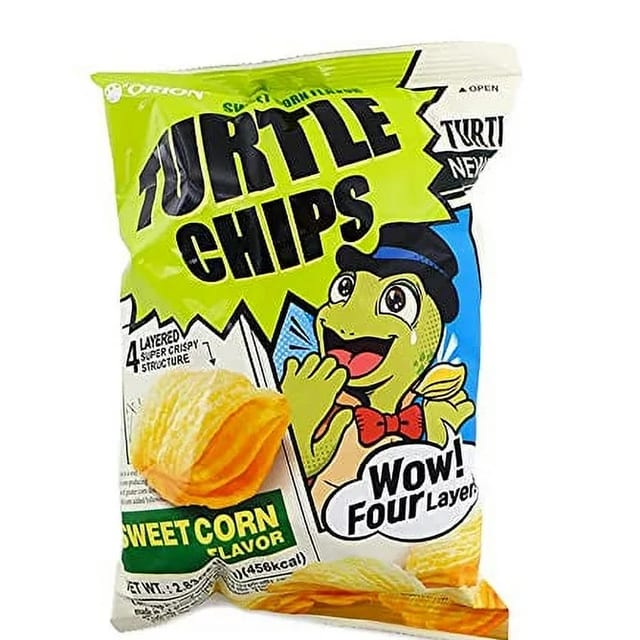 Sweet Corn Turtle Chips.