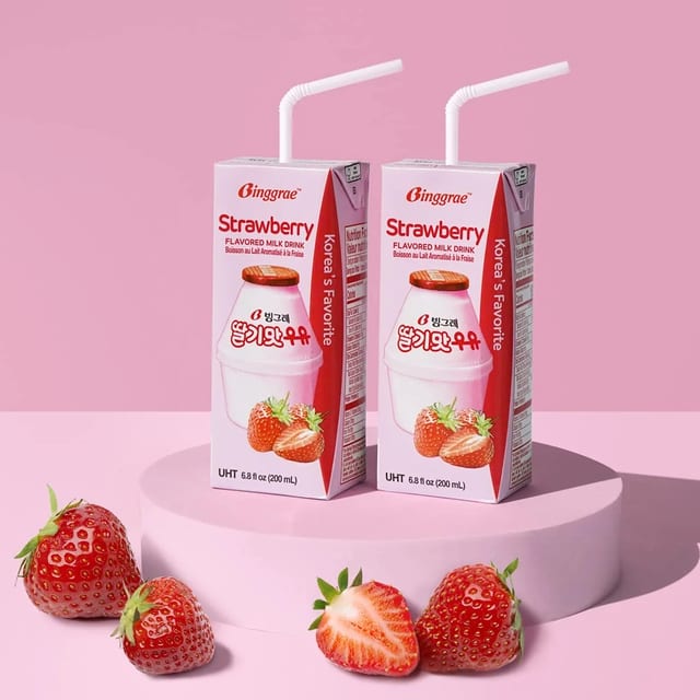 Binggrae Strawberry Milk.