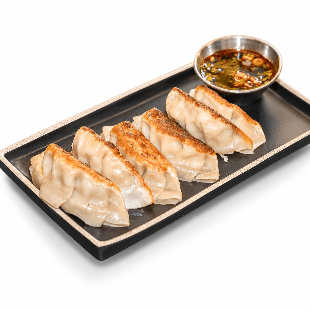 Pan–Fried Dumplings.