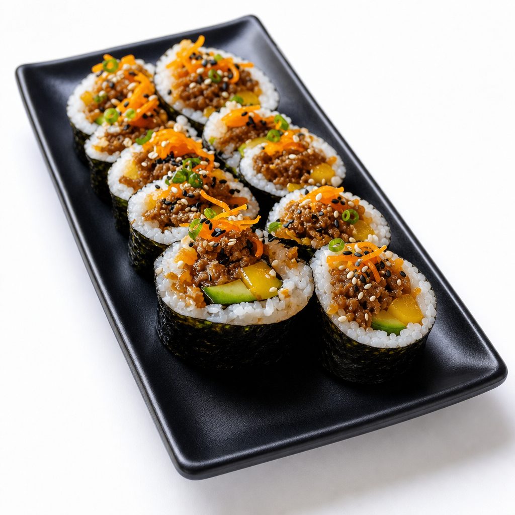 Traditional Bulgogi Gimbap.